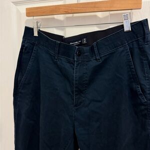 Abercrombie & Fitch Navy Slim Stretch Pants